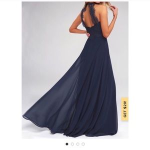 lulus navy dance all night dress